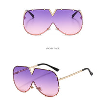 Load image into Gallery viewer, Large Frame Sunglasses Personality Trend Sunglasses UV Protection Retro Sunglasses Outdoor Glasses for Men Women