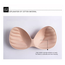 Load image into Gallery viewer, Underwear Chest Pad Multicolor Sponge Bra Pad Bra One Piece Coaster Macaron Color Chest Pads Underwear Accessories