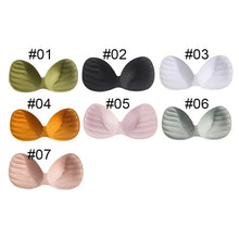 Load image into Gallery viewer, Underwear Chest Pad Multicolor Sponge Bra Pad Bra One Piece Coaster Macaron Color Chest Pads Underwear Accessories
