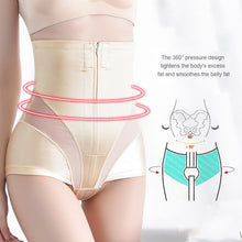 Load image into Gallery viewer, Zip High Waist Belly Pants Belly-lifting Hip Shaper Pants Thin Belly Waist Corset Hip Lift Pants for Women