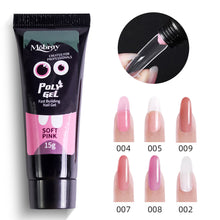 Load image into Gallery viewer, 15ml Nail Art Crystal Extension Glue Poly Gel Paper-free Nail Extension Glue Manicure Tools Manicure Accessories