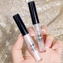Load image into Gallery viewer, Pearlescent Fine Shimmering Eye Shadow Liquid Waterproof Eye Makeup Brightening Liquid Pearlized Eyeshadow Liquid