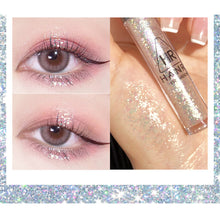 Load image into Gallery viewer, Pearlescent Fine Shimmering Eye Shadow Liquid Waterproof Eye Makeup Brightening Liquid Pearlized Eyeshadow Liquid
