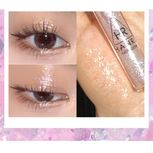 Load image into Gallery viewer, Pearlescent Fine Shimmering Eye Shadow Liquid Waterproof Eye Makeup Brightening Liquid Pearlized Eyeshadow Liquid