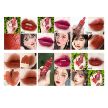 Load image into Gallery viewer, 6 Colors Small Bottle Lip Glaze Velvet Matte Lip Glaze Long-lasting Lip Gloss Lipstick Lips Makeup Cosmetic