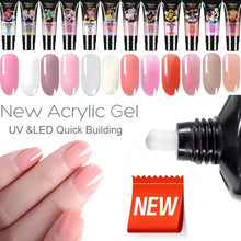 Load image into Gallery viewer, 15ml Nail Art Crystal Extension Glue Poly Gel Nail Extension Glue Manicure Tools Nail Art Accessories