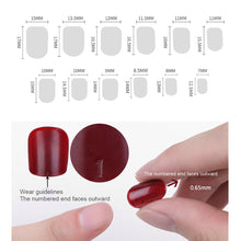 Load image into Gallery viewer, 24pcs/set Multicolor Nail Pieces Nail Patches Detachable Reusable Fake Nails Patches Manicure Art Accessories