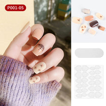 Load image into Gallery viewer, 24pcs/set Multicolor Nail Pieces Fake Nail Patches Detachable Reusable Nails Extensions Nail Art Accessories