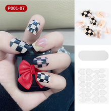 Load image into Gallery viewer, 24pcs/set Multicolor Nail Pieces Fake Nail Patches Detachable Reusable Nails Extensions Nail Art Accessories