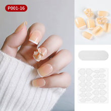 Load image into Gallery viewer, 24pcs/set Multicolor Nail Pieces Fake Nail Patches Detachable Reusable Nails Extensions Nail Art Accessories