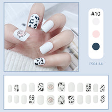Load image into Gallery viewer, 24pcs/set Multicolor Nail Pieces Fake Nail Patches Detachable Reusable Nails Extensions Nail Art Accessories
