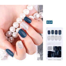 Load image into Gallery viewer, 30pcs/set Multicolor Nail Pieces Nail Patches Detachable Reusable Fake Nails Extensions Manicure Art Accessories