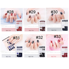 Load image into Gallery viewer, 30pcs/set Multicolor Nail Pieces Nail Patches Detachable Reusable Fake Nails Extensions Manicure Art Accessories