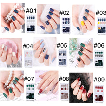 Load image into Gallery viewer, 30pcs/set Multicolor Nail Pieces Nail Patches Detachable Reusable Fake Nails Extensions Manicure Art Accessories