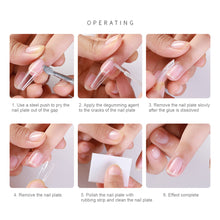 Load image into Gallery viewer, 10ml Nail patches Glue Removal Dissolving Patch Glue Nail Remover Glue Nail Tools Manicure Supplies