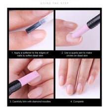 Load image into Gallery viewer, Nail Art Quartz Pen Double-ended Multi-function Peeling Repairing Polishing Pen Nail Tools Nail Art Accessories