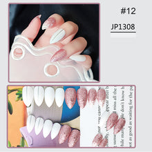 Load image into Gallery viewer, 24pcs/set Multicolor Manicure Nail Pieces Nail Patches Removable Fake Nails Extensions Nail Art Accessories