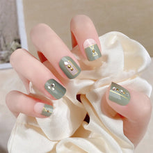 Load image into Gallery viewer, 24pcs/set Multicolor Nail Pieces Fashion Fake Nail Patches Removable Fake Nails Extensions Nail Art Accessories