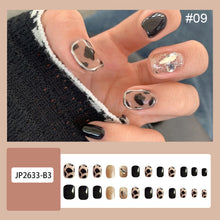Load image into Gallery viewer, 24pcs/set Multicolor Nail Pieces Fashion Fake Nail Patches Removable Fake Nails Extensions Nail Art Accessories