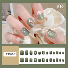 Load image into Gallery viewer, 24pcs/set Multicolor Nail Pieces Fashion Fake Nail Patches Removable Fake Nails Extensions Nail Art Accessories