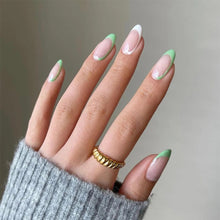 Load image into Gallery viewer, 24pcs/set Nail Pieces Fashion Multicolor Nail Patches Removable Fake Nails Extensions Nail Art Accessories