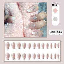 Load image into Gallery viewer, 24pcs/set Nail Pieces Fashion Multicolor Nail Patches Removable Fake Nails Extensions Nail Art Accessories