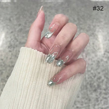 Load image into Gallery viewer, 24pcs/set Nail Pieces Fashion Multicolor Nail Patches Removable Fake Nails Extensions Nail Art Accessories