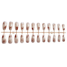 Load image into Gallery viewer, 24pcs/set Matte Multicolor Nail Pieces Fashion Nail Patches Removable Fake Nails Extensions Nail Art Accessories