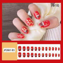 Load image into Gallery viewer, 24pcs/set Matte Multicolor Nail Pieces Fashion Nail Patches Removable Fake Nails Extensions Nail Art Accessories