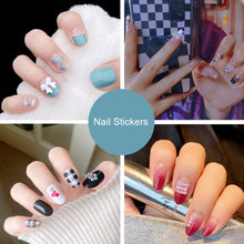 Load image into Gallery viewer, 24pcs/set Multicolor Nail Pieces Fashion Nail Patches Removable Fake Nails Extensions Nail Art Accessories