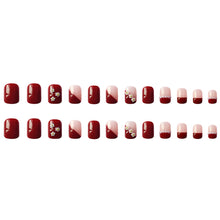 Load image into Gallery viewer, 24pcs/set Multicolor Nail Patches Nail Pieces Removable Fake Nails Extensions Nail Art Accessories