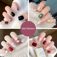 Load image into Gallery viewer, 24pcs/set Nail Pieces Nail Patch Removable Fake Nails Extensions Multicolor Nail Art Accessories