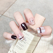 Load image into Gallery viewer, 24pcs/set Nail Pieces Nail Patch Removable Fake Nails Extensions Multicolor Nail Art Accessories