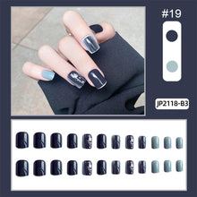 Load image into Gallery viewer, 24pcs/set Nail Pieces Nail Patch Removable Fake Nails Extensions Multicolor Nail Art Accessories