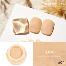 Load image into Gallery viewer, 5ml Solid Canned Ice Muscle Nail Polish Glue Solid Painted Light Therapy Glue Multicolor Nail Glue Nail Accessories