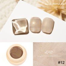Load image into Gallery viewer, 5ml Solid Canned Ice Muscle Nail Polish Glue Solid Painted Light Therapy Glue Multicolor Nail Glue Nail Accessories