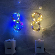 Load image into Gallery viewer, 1/2/3m LED String Lights Copper Silver Wire Garland Light Waterproof Fairy Lights For Christmas Wedding Party Decoration