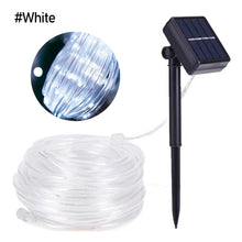 Load image into Gallery viewer, Solar Power Light String Lights 8Mode Waterproof Fairy Lights 7M 12M 22M Rope Light Outdoor Garden Light Tube