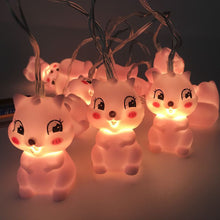 Load image into Gallery viewer, Cartoon Unicorn LED Light String Animal String Fairy Light Battery For Baby Children Room Decoration Indoor Wedding Party Decoration