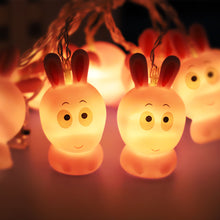 Load image into Gallery viewer, Cartoon Unicorn LED Light String Animal String Fairy Light Battery For Baby Children Room Decoration Indoor Wedding Party Decoration