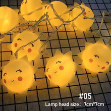 Load image into Gallery viewer, Cartoon Unicorn LED Light String Animal String Fairy Light Battery For Baby Children Room Decoration Indoor Wedding Party Decoration