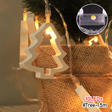 Load image into Gallery viewer, 1.5/3m Wooden Fairy Lights LED Star Heart Tree Light String For Window Room Indoor Outdoor Decor Christmas Wedding Party Decoration