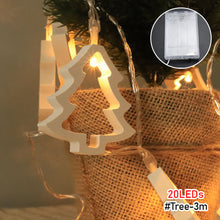 Load image into Gallery viewer, 1.5/3m Wooden Fairy Lights LED Star Heart Tree Light String For Window Room Indoor Outdoor Decor Christmas Wedding Party Decoration