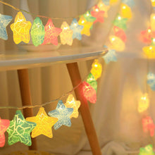 Load image into Gallery viewer, 1.5m/3m/6m Star Shape Light String Fairy Lights LED Star Light String For Indoor Outdoor Decor Christmas Wedding Party Decoration