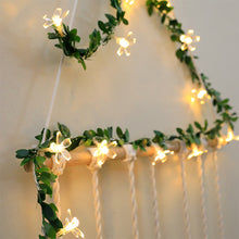 Load image into Gallery viewer, Cherry Blossom String Light Garland Leaves Fairy Christmas Wedding Party Table Decor Light Battery Operated Vine String Light