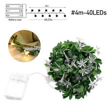 Load image into Gallery viewer, Cherry Blossom String Light Garland Leaves Fairy Christmas Wedding Party Table Decor Light Battery Operated Vine String Light