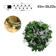 Load image into Gallery viewer, Cherry Blossom String Light Garland Leaves Fairy Christmas Wedding Party Table Decor Light USB Vine String Light