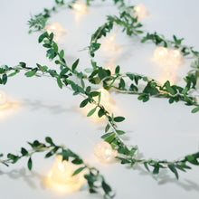 Load image into Gallery viewer, Bubble Ball String Light Garland Leaves Fairy Christmas Wedding Party Table Decor Light USB Vine String Light