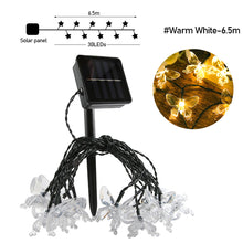 Load image into Gallery viewer, Butterfly Solar Fairy Lights String 20/30/50/100LED Garden Lights 8 Mode Flashing Christmas Party Outdoor Hanging Lights Solar Powered