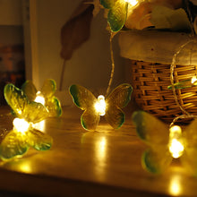 Load image into Gallery viewer, 10/20/40LED Butterfly Light String Fairy Light Battery For Baby Children Room Decoration Indoor Wedding Party Decoration